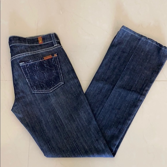 7 for All Mankind Bootcut Style U075080UB-080U - Picture 1 of 9